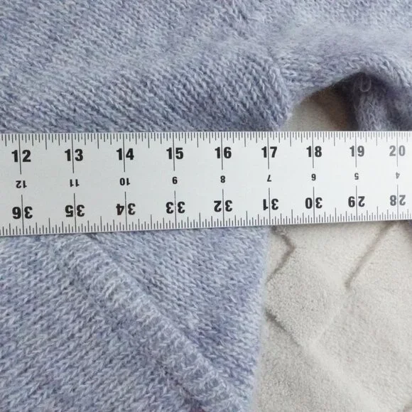 Anthropologie Maeve Sweater Tulle Pale Blue Midi Dress Womens Extra Large - Picture 8 of 13